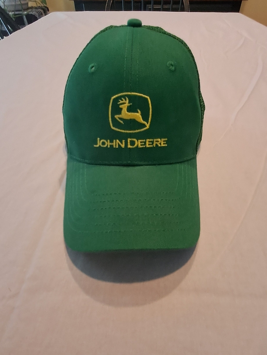 John Deere Green Logo Mesh-Back Cap
